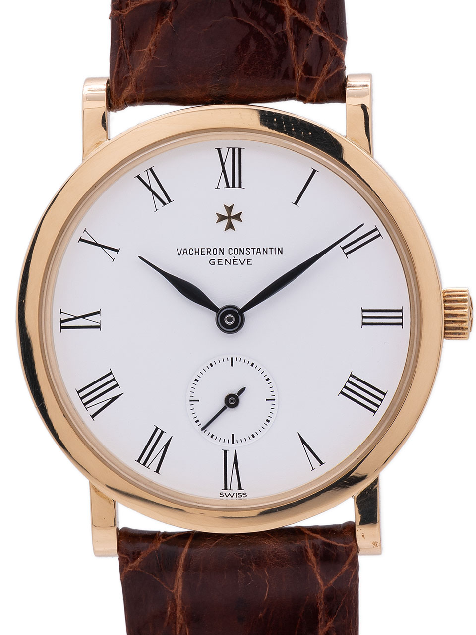 Vacheron & Constantin 18K YG Patrimony ref 92240 Calatrava circa 1990s