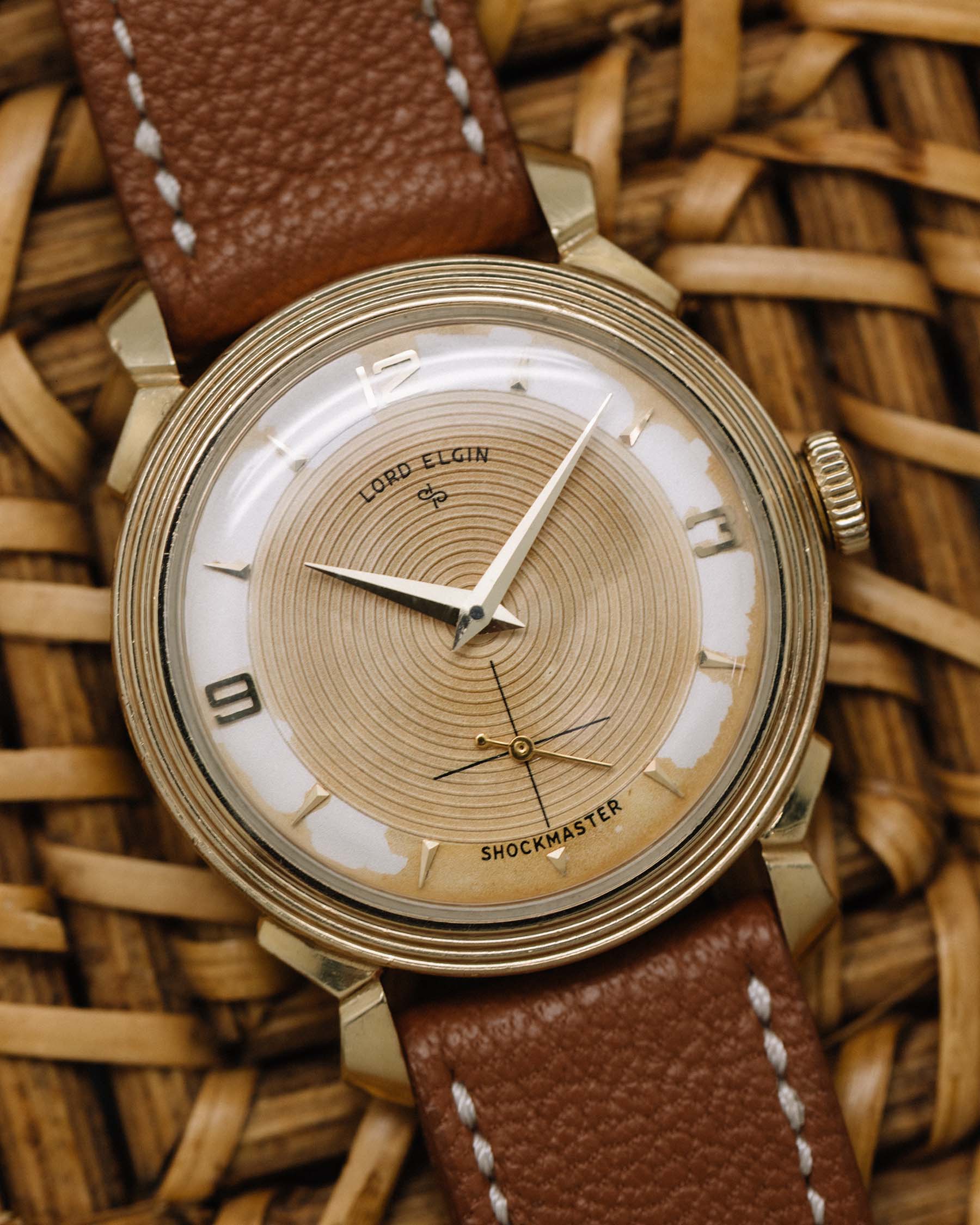 Elgin Shockmaster Gold Vintage ELGIN SHOCKMASTER GOLD 10K and 