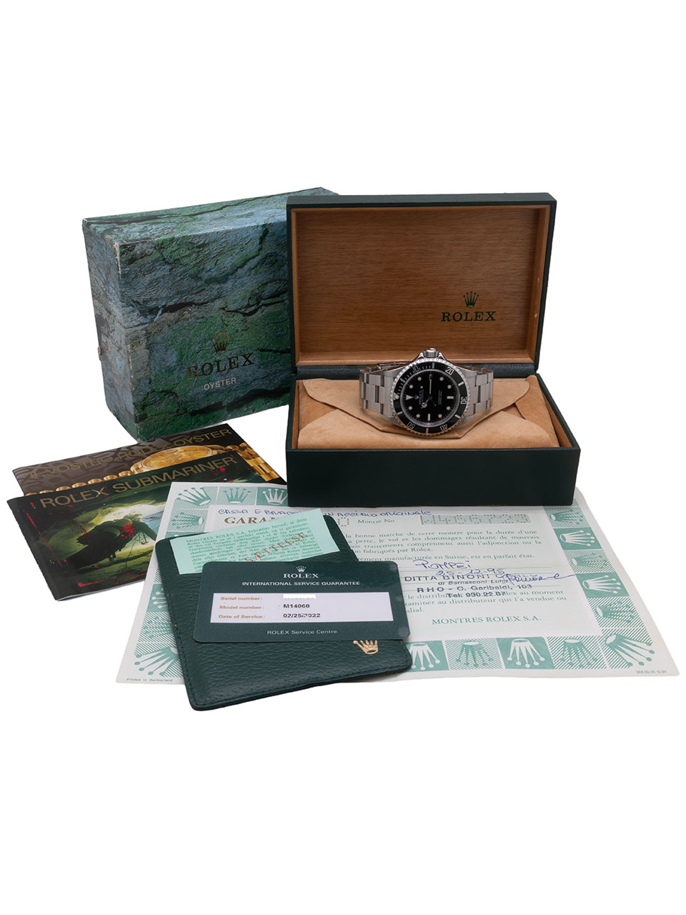 Rolex Submariner ref 14060 Neo Vintage Tritium Dial Xmas 1995 w
