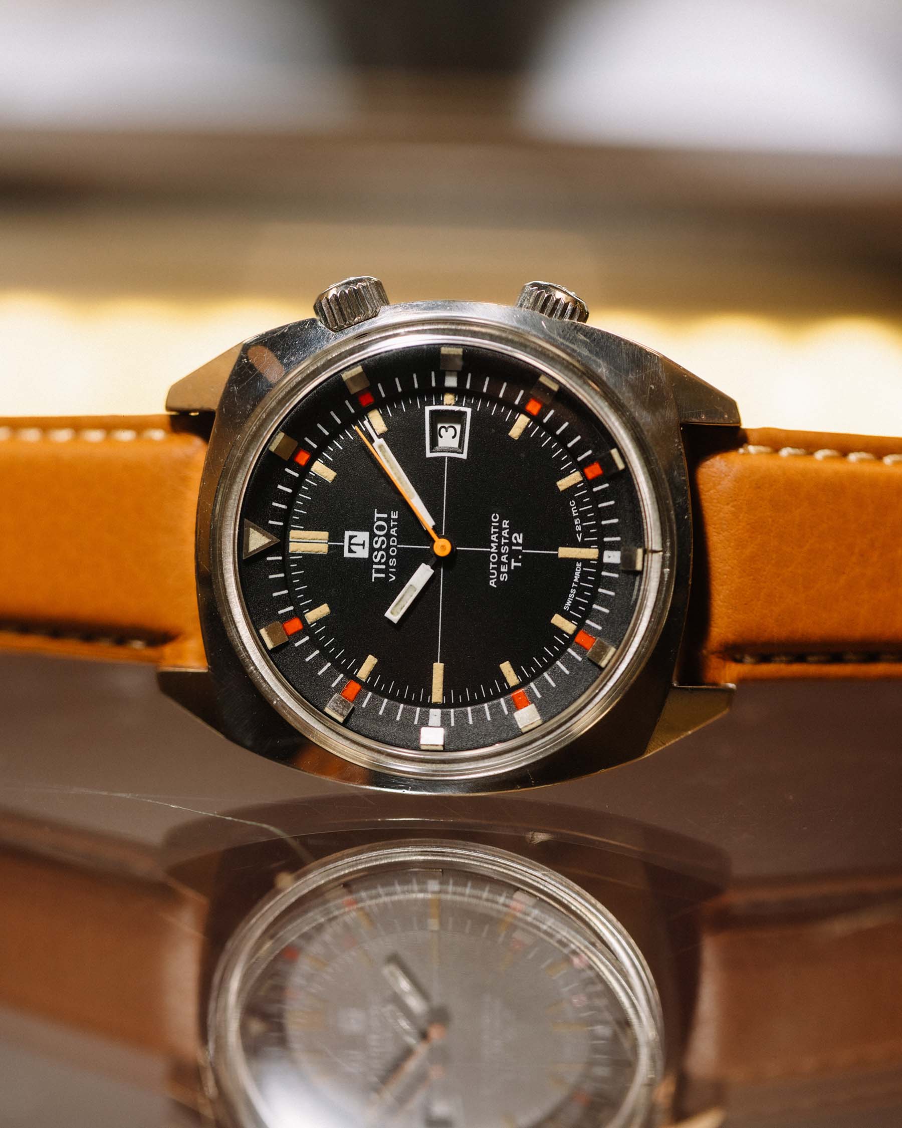 Tissot T-12 Seastar Visodate Super Compressor circa 1970's