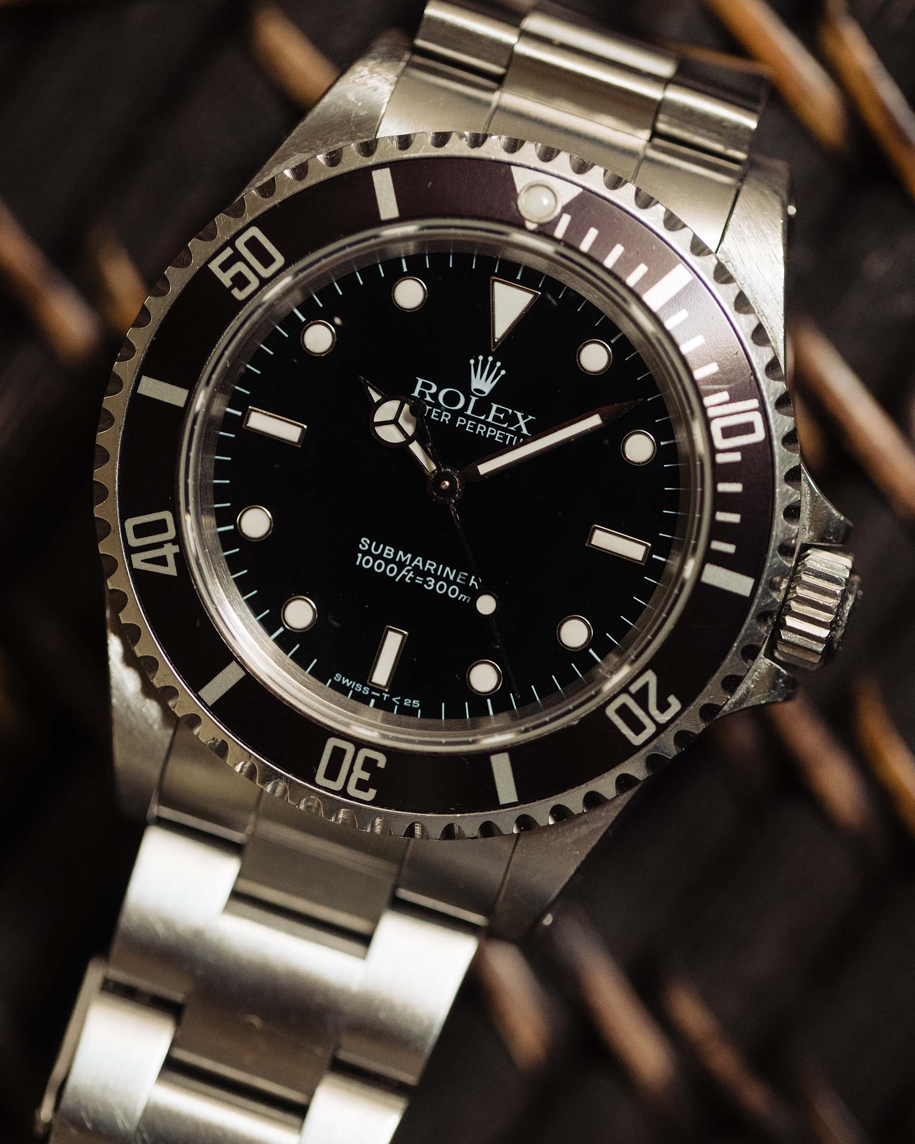 Rolex Submariner ref 14060 Tritium Dial & Tropical Insert circa 1996