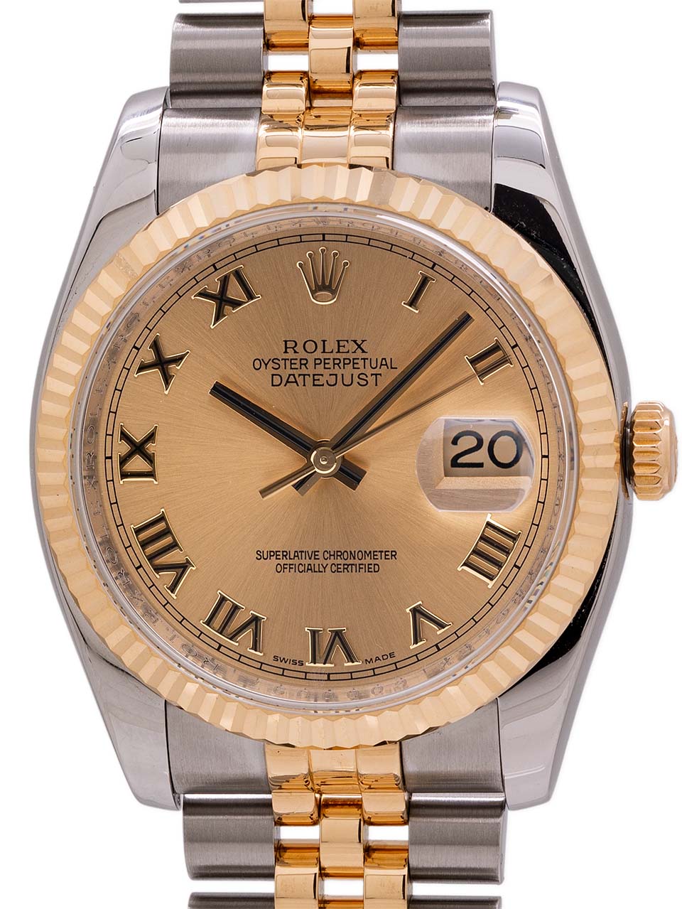 Rolex SS/18K YG Datejust 