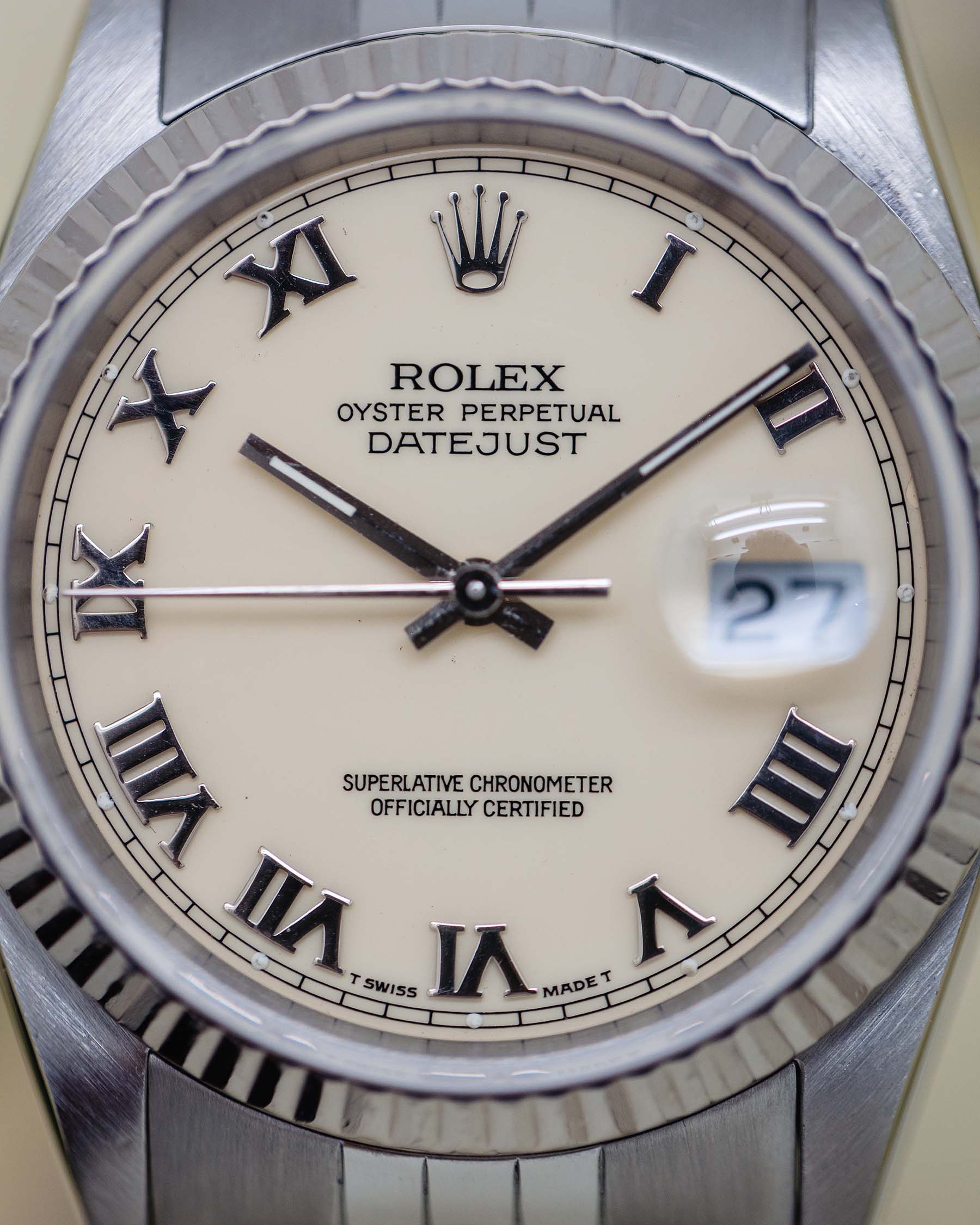 Rolex Datejust ref 16234 Cream Dial circa 1990