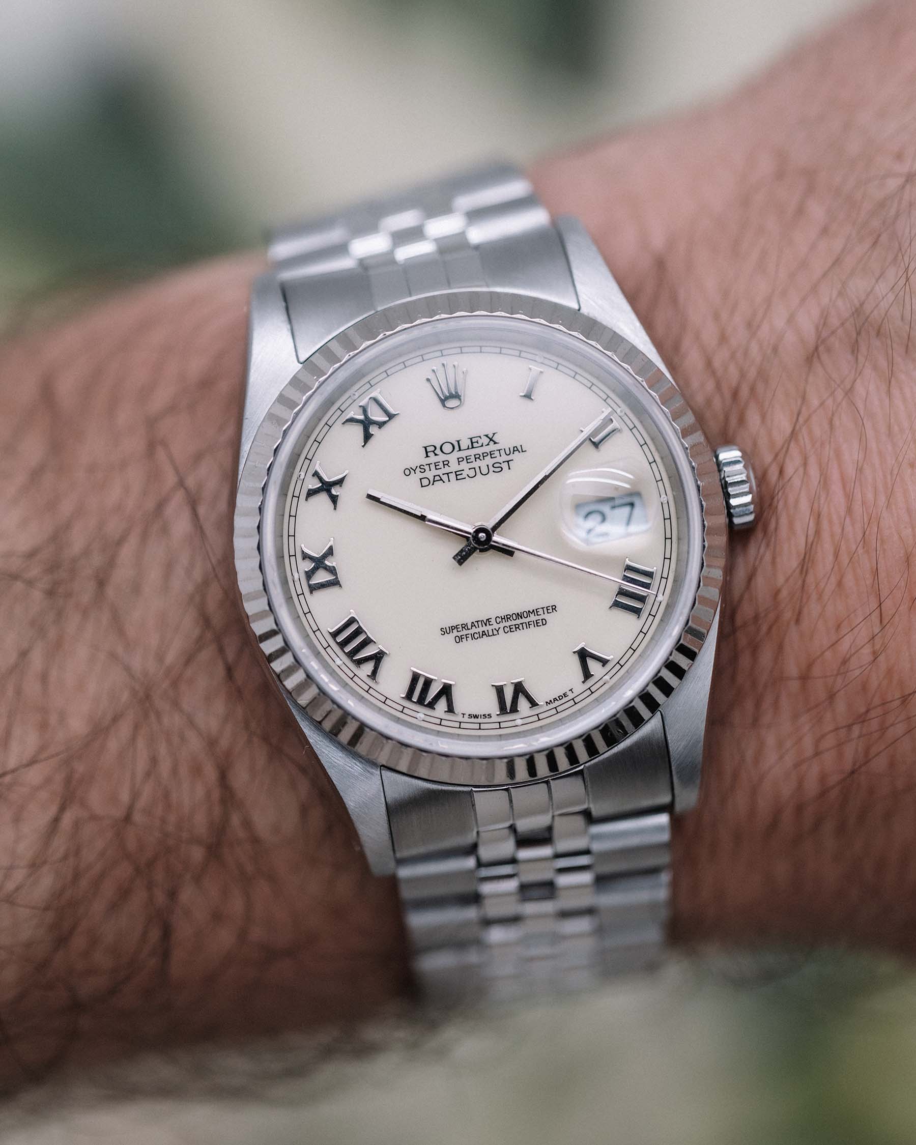 Rolex Datejust ref 16234 Cream Dial circa 1990