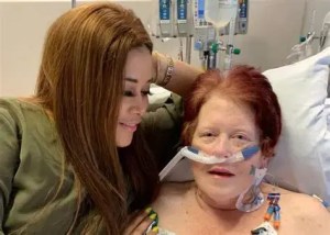 Nollywood actress Adunni Ade with her late mother