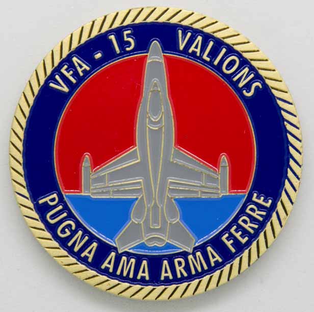 Strike Fighter Squadron 15 (VFA-15) Valions Command Coin | Warbird