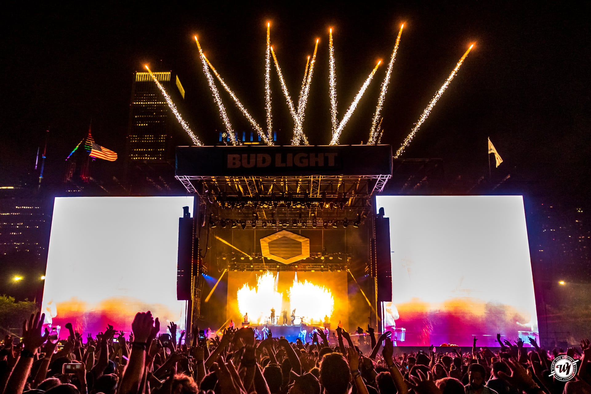 Odesza at LollaPalooza 2018 Chicago
