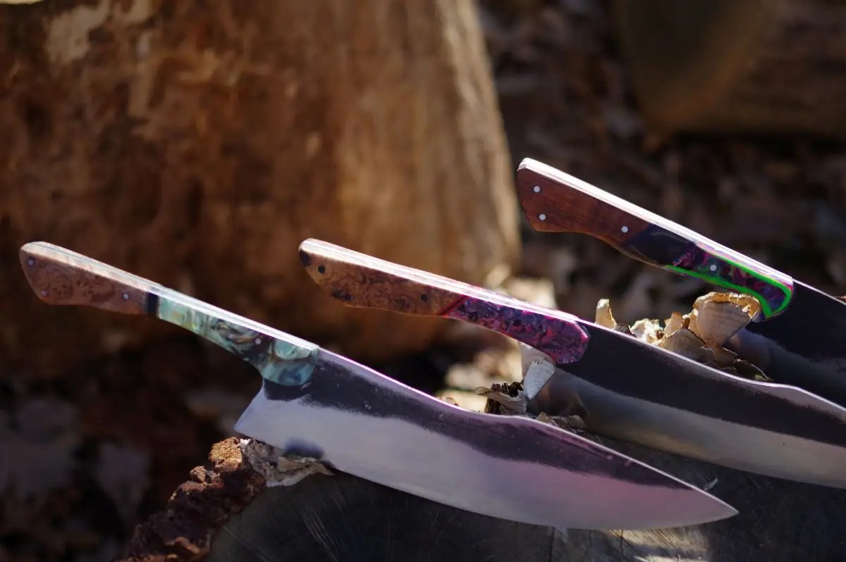 Magnacut akh’lut chefs knife Chaotic Burl