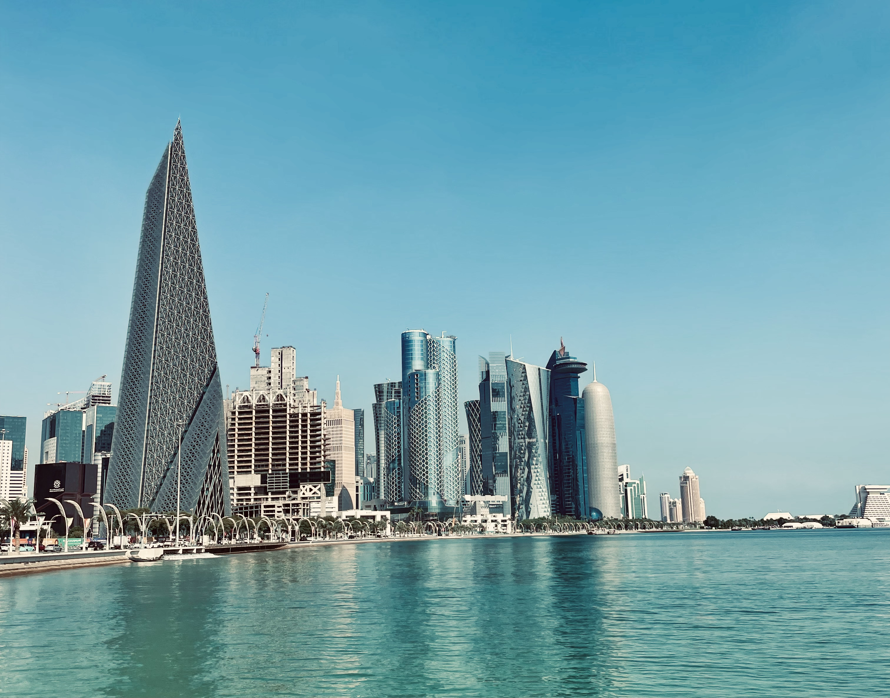 The Doha skyline, Qatar