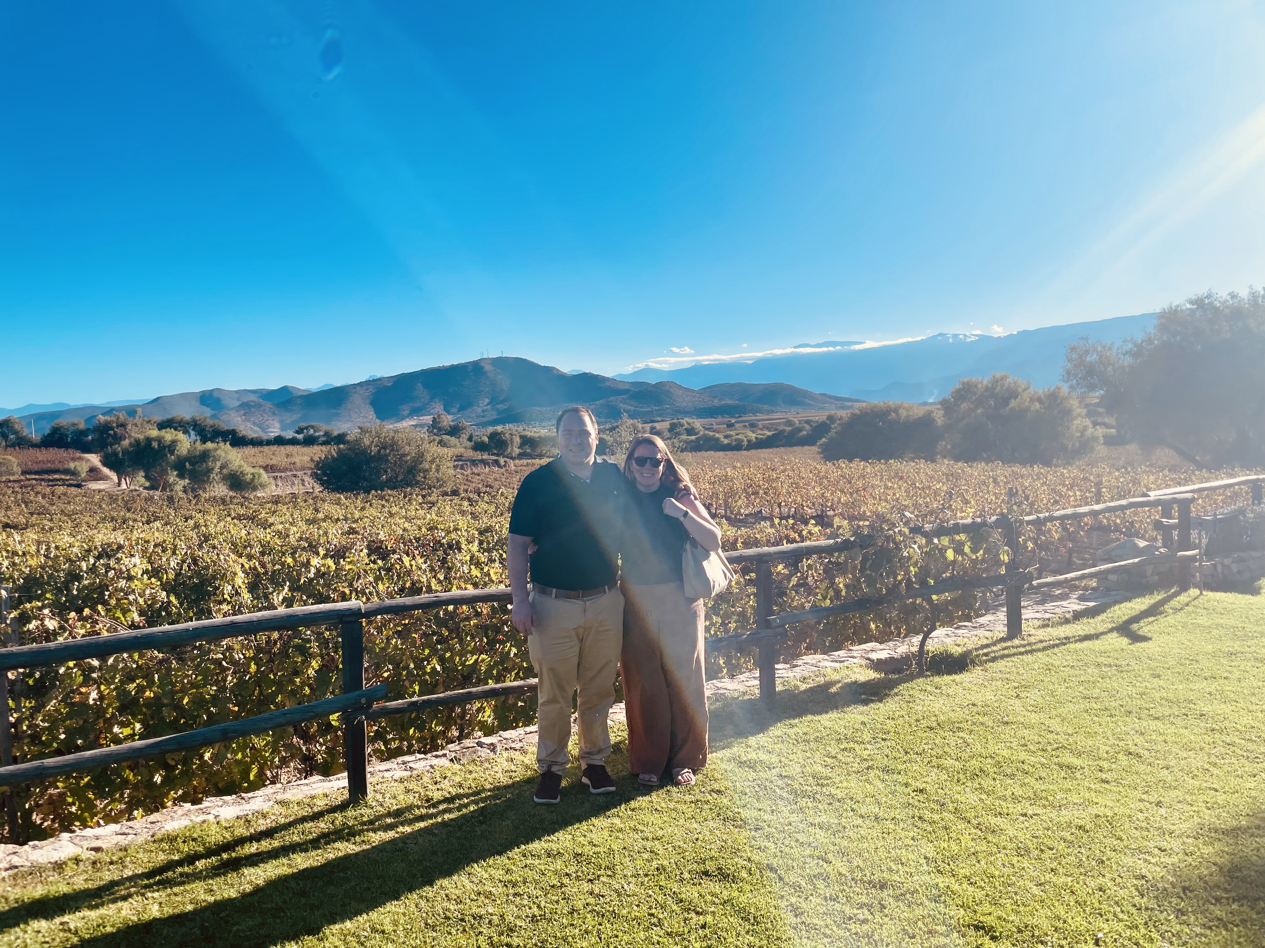 The scenery of the Tarija wine region, Bolivia