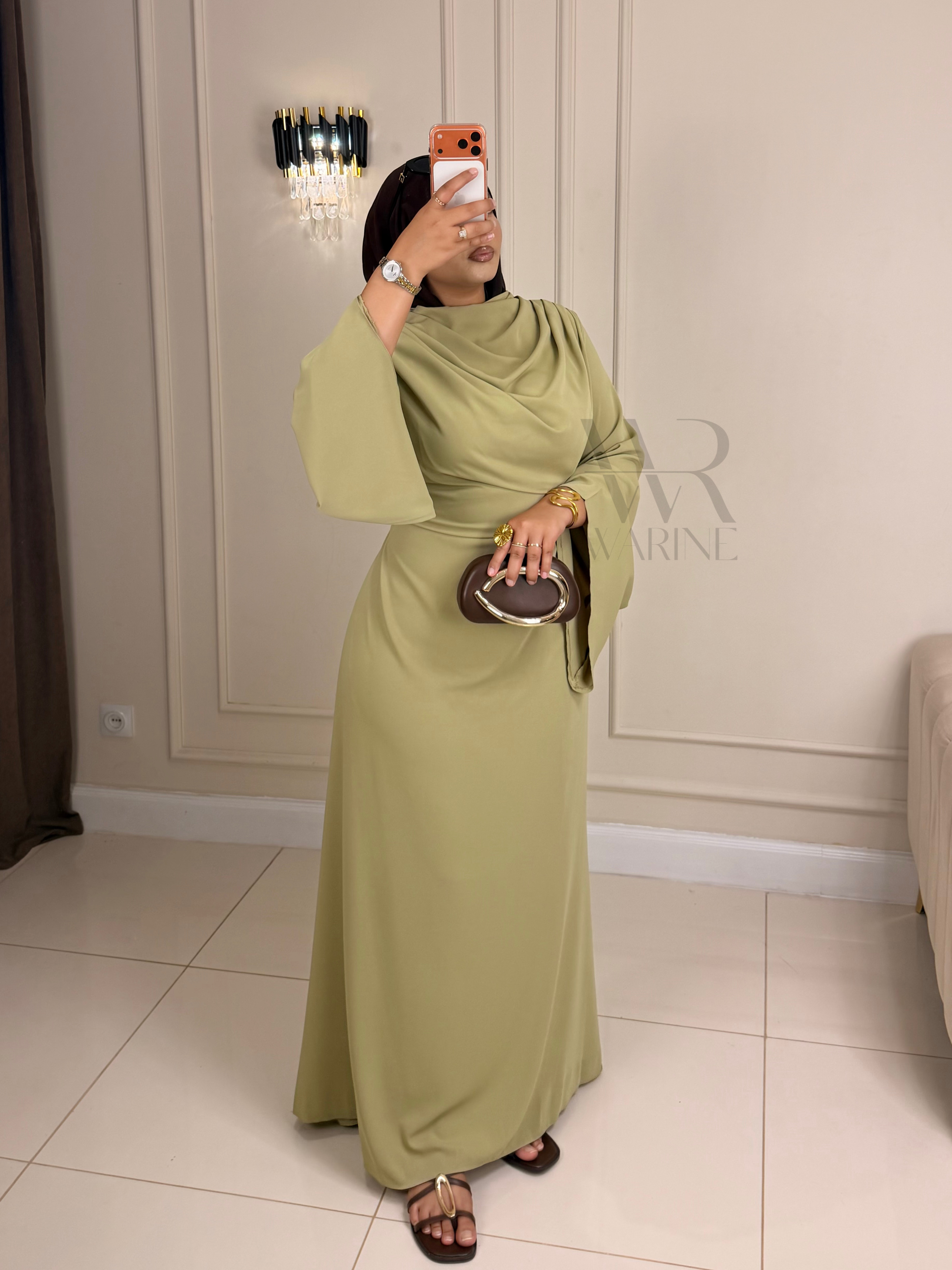 Robe Aseel — Bleu