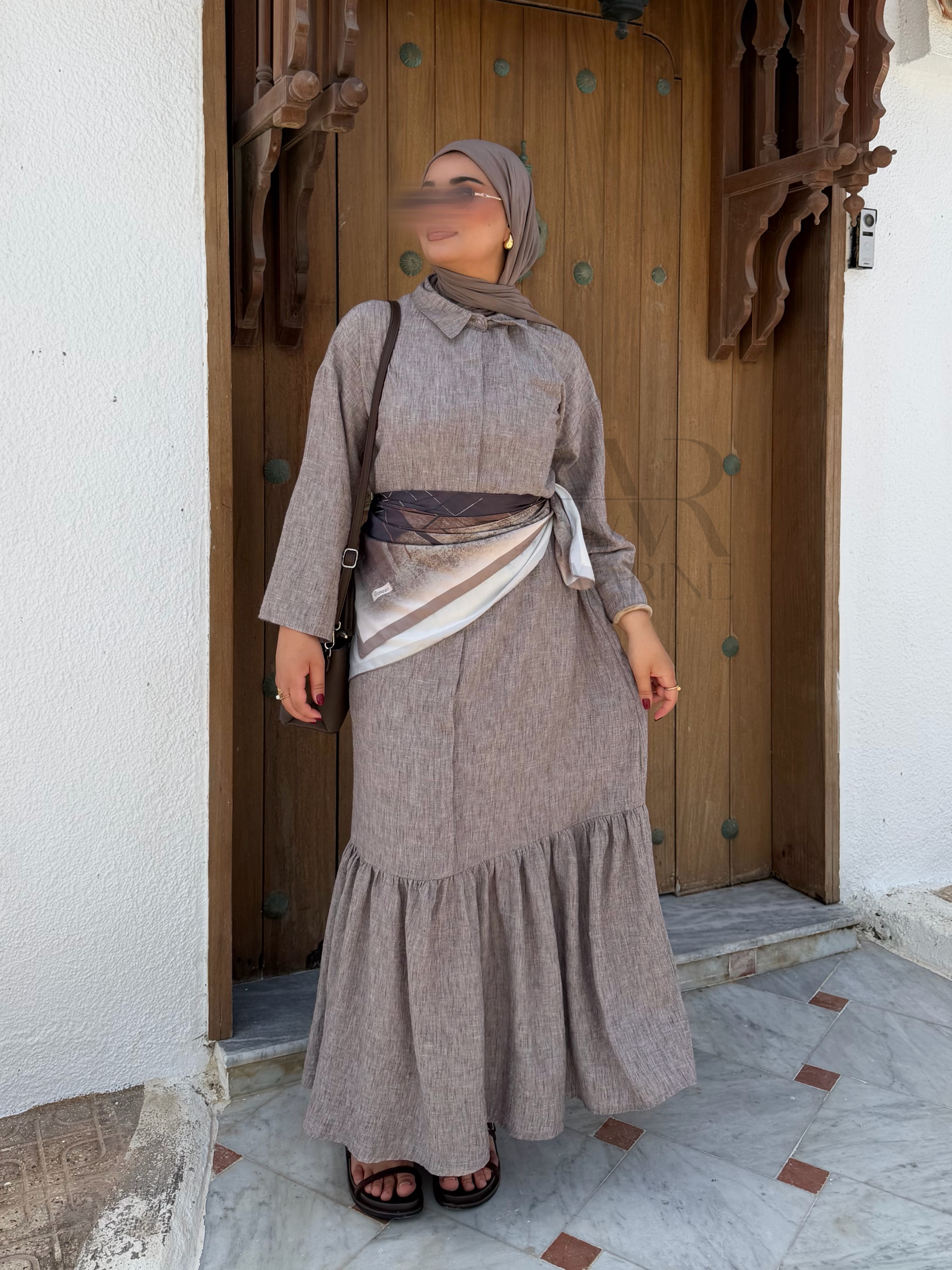 Robe Maissa — Marron