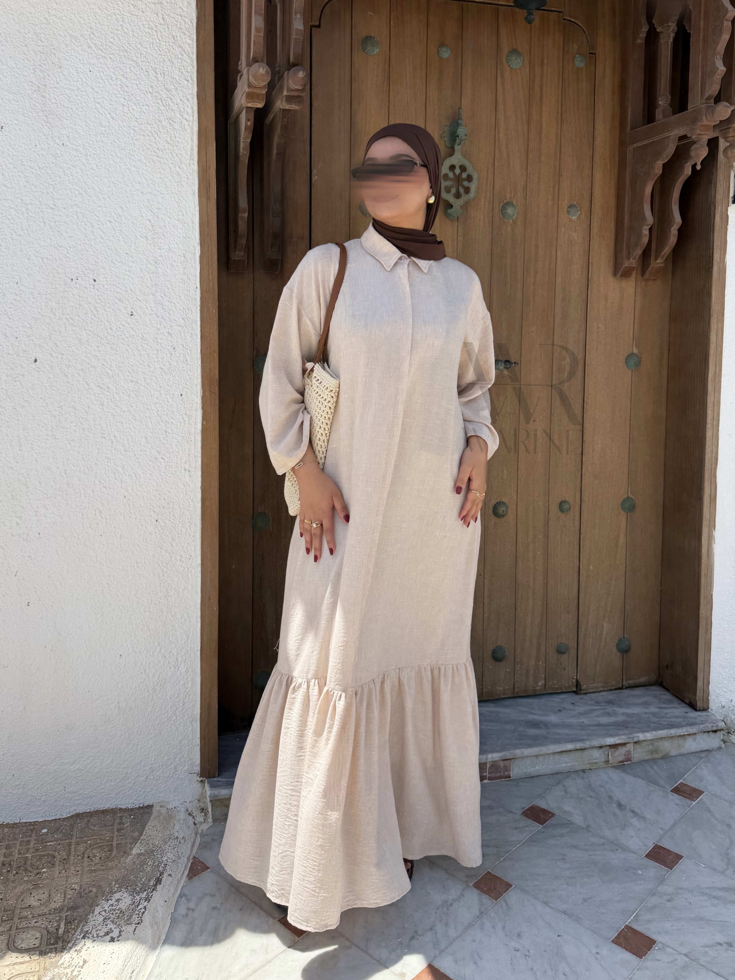Robe Maissa — Blanc cassé