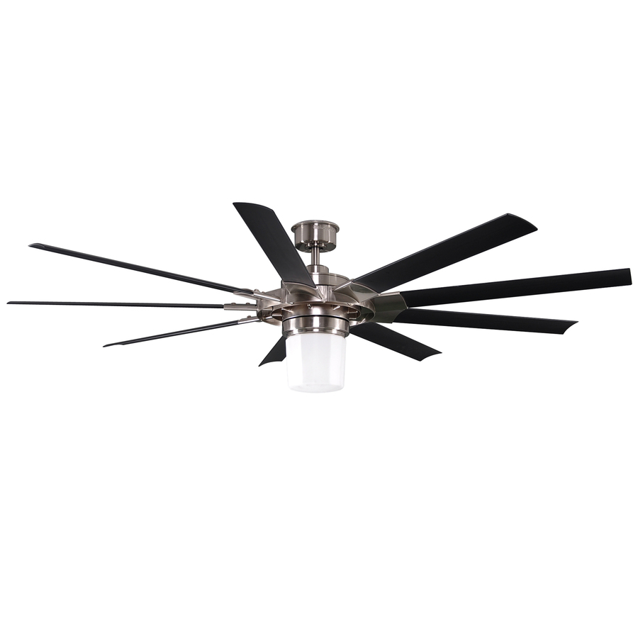 Brushed nickel ceiling fan from the slinger v2 collection features 9 black blades. TOP 10 trendy Helicopter blade ceiling fans | Warisan Lighting