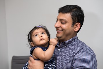 WGP A7-54 7 month old baby girl with her father.