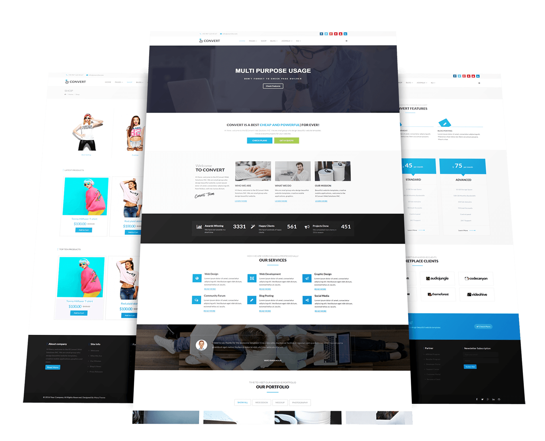 Convert Multi Purpose Business Joomla Template