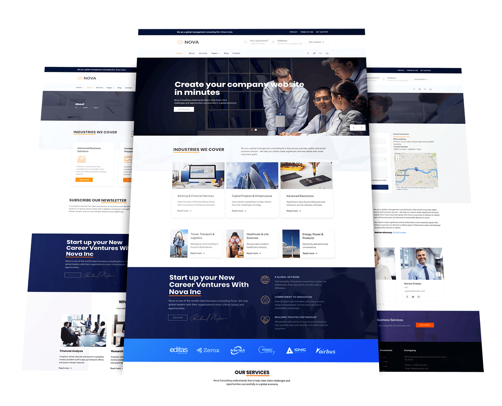 Nova Joomla Template For Any Business