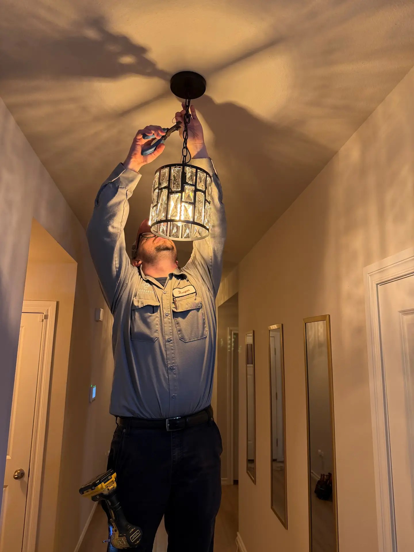 Indoor Lighting Upgrade Electrician, Lighting Upgrade, Electrician Near Me , Northwest Arkansas