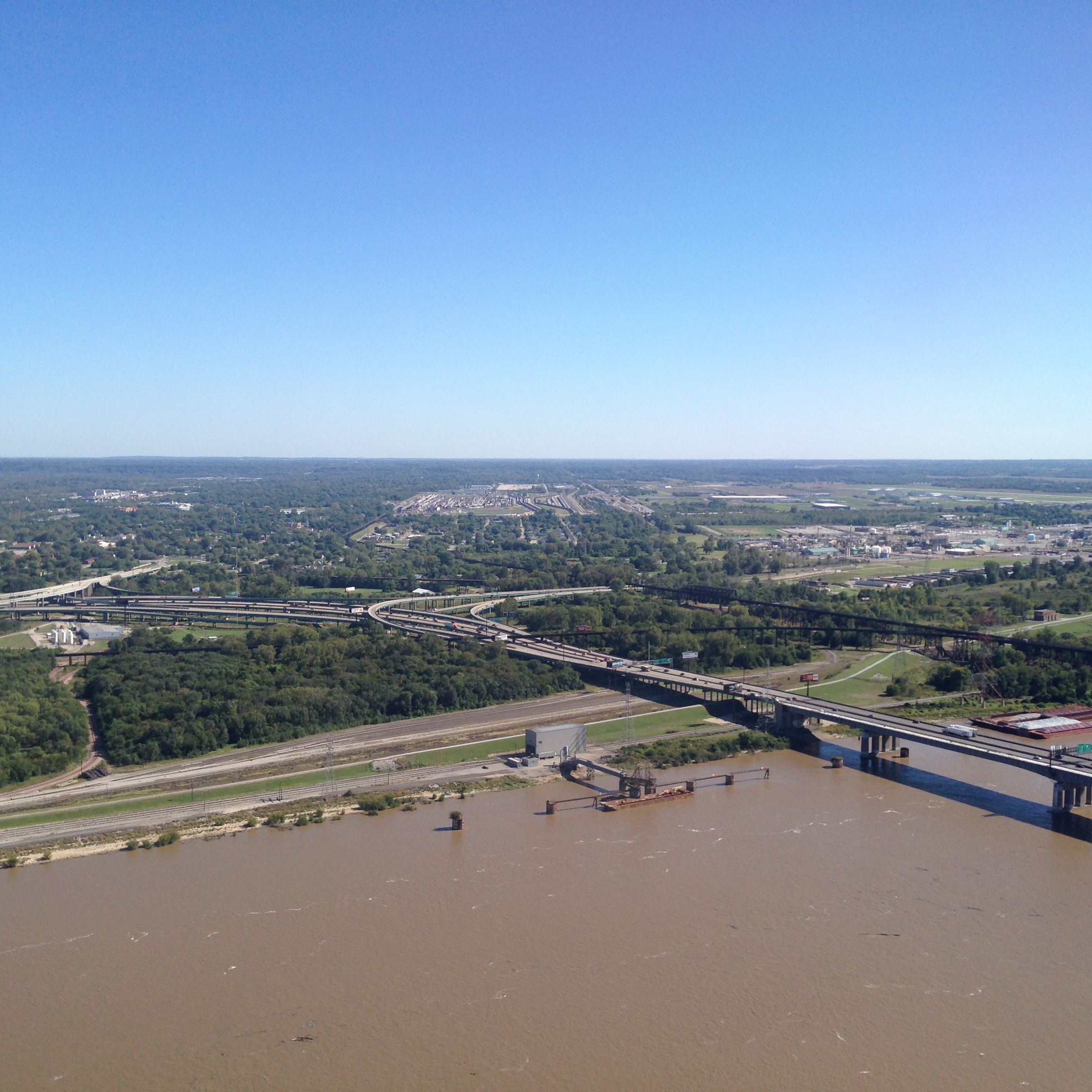 Looking down river