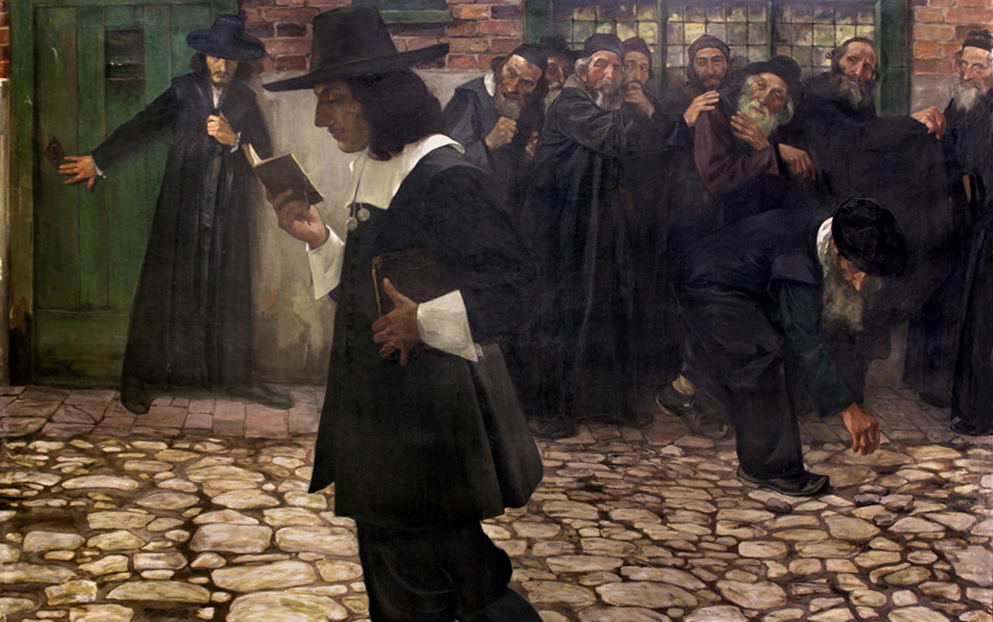 Spinoza wyklêty (Spinoza, Excommunicated) 1907 by Samuel Hirszenberg