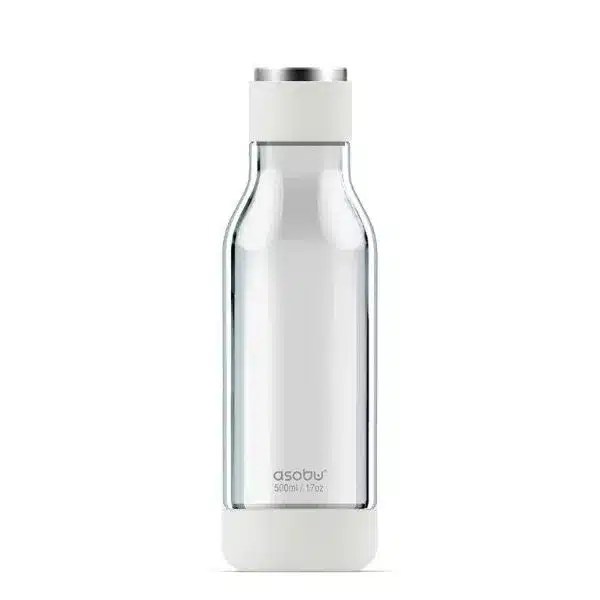 ASOBU Γυάλινο Μπουκάλι Inner Peace White