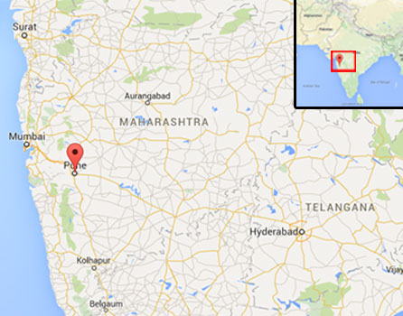 India Pune Map.