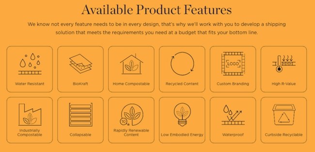 eco-Packaging specs