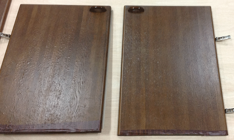 キッチン収納扉の製作