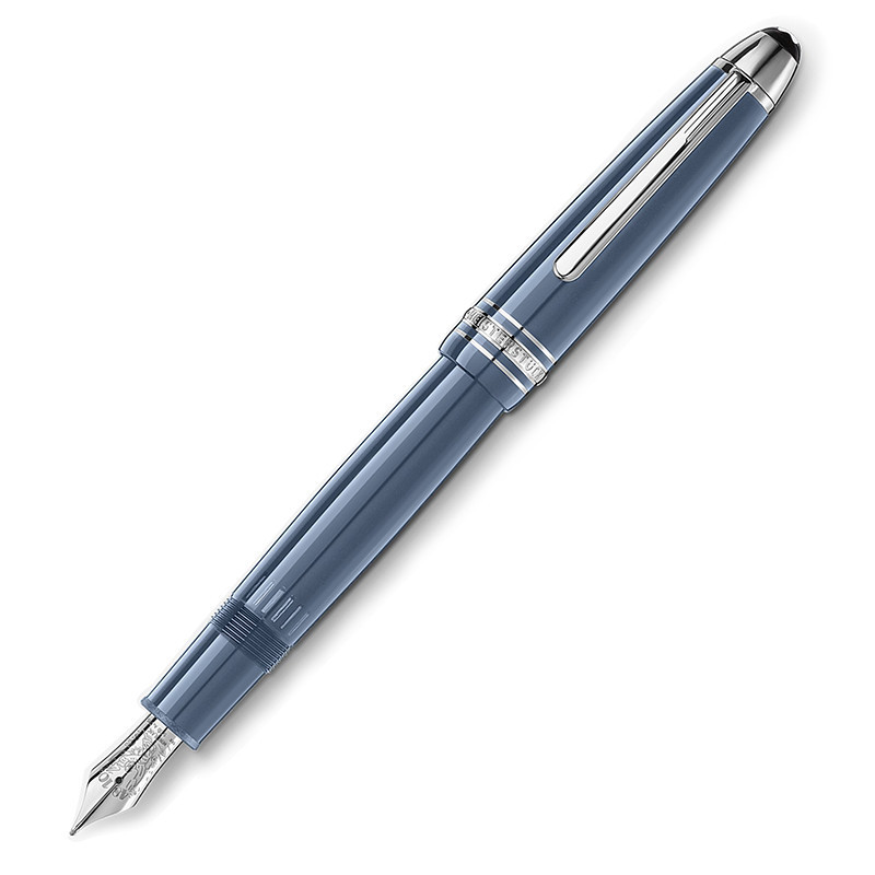 Montblanc Stylo Plume Meisterstück Glacier Legrand Bleu Réf. 129393