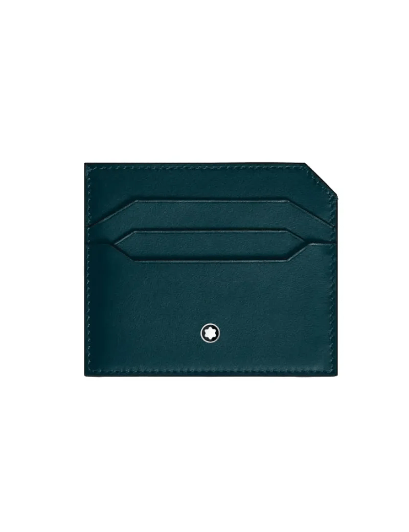 Montblanc soft blue card case ref. 198755