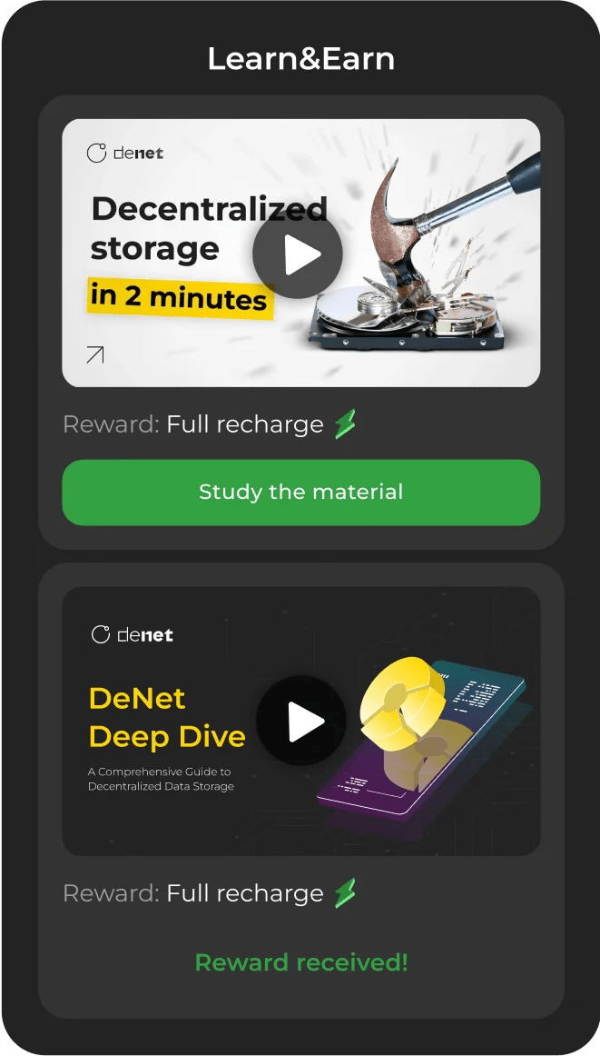 Denet Storage Watcher Node For Android App Stats Insights - Perfect 4K Abstract Designs | Free Download