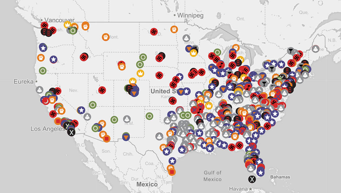 This Interactive Map Shows Which Hate Groups Are In Your Hate Map Splc 