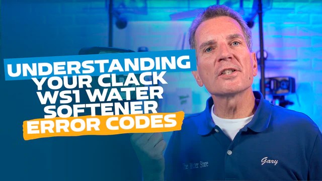 Understanding Your Clack Ws1 Water Softener Error Codes Water Estore