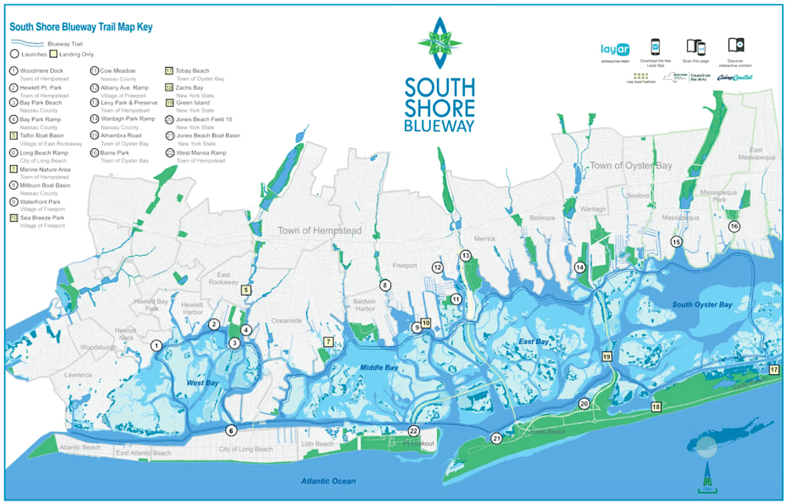 South Shore Blueway Opens June 4 Waterfront Alliance South Shore Blueway Map 