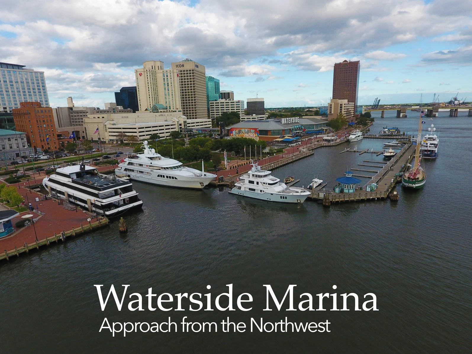 Waterside Marina - Approach from the Northwest