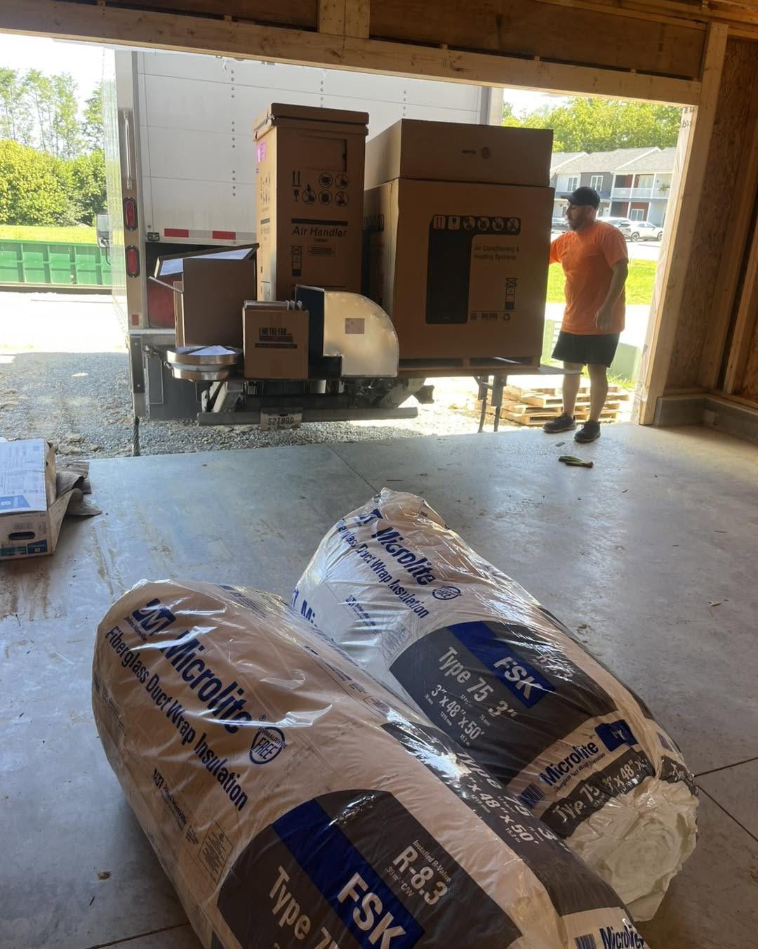 Read more about the article HVAC Equipment and Tub/Shower Units Arrive as Duplex 4 Build Continues