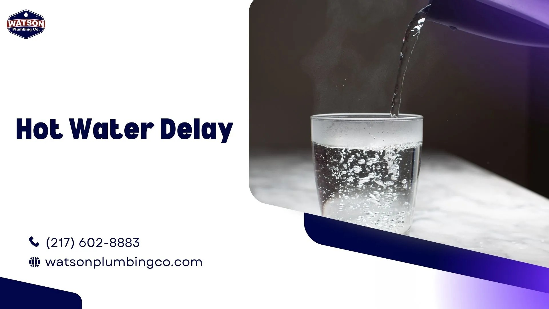 hot water delay