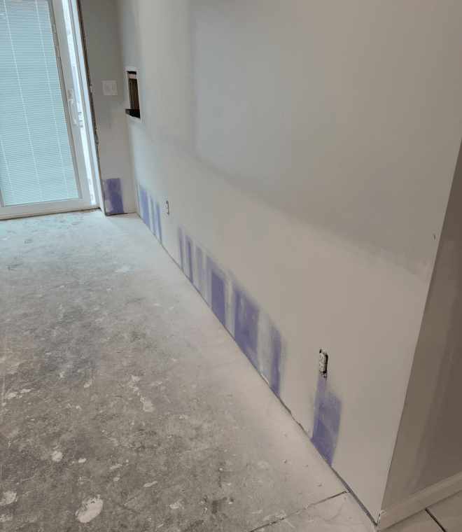 Completed drywall from a Watson Property Solutions project