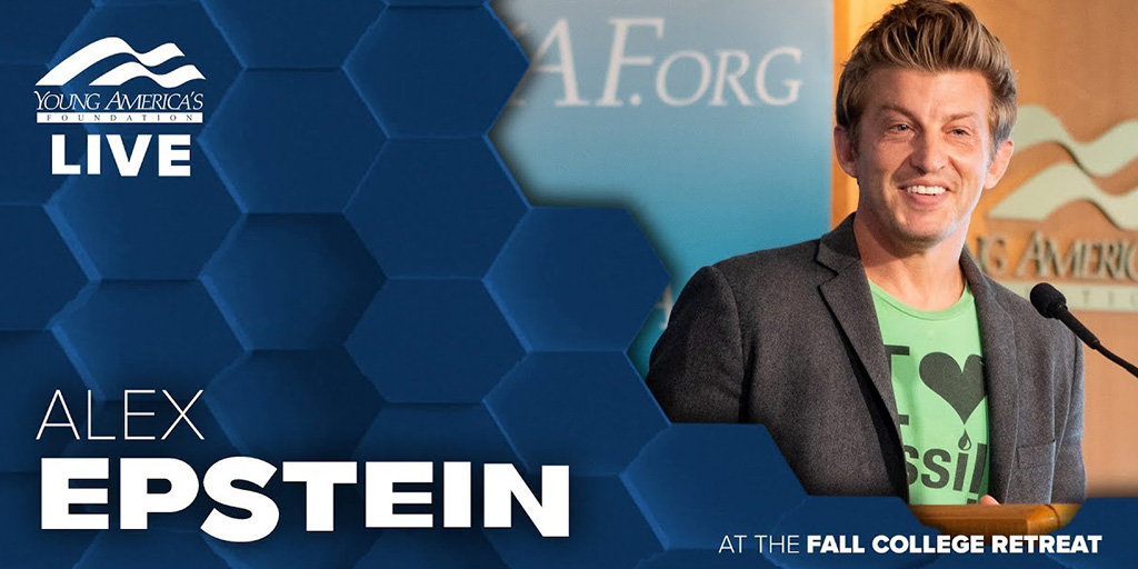 Alex Epstein LIVE at the Fall College Retreat • Watts Up With That? - Vimarsana News