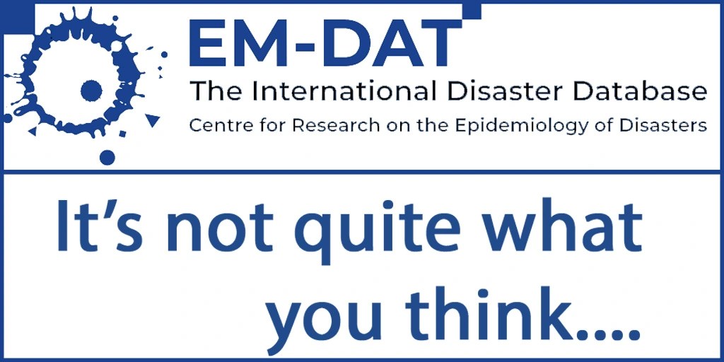 EM-DAT: The International Disaster Database • Watts Up With That? - Vimarsana News