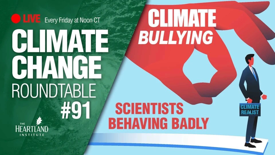 Climate TV LIVE at 1PM ET: Climate Bullying: Scientists Behaving Badly • Watts Up With That? - Vimarsana News
