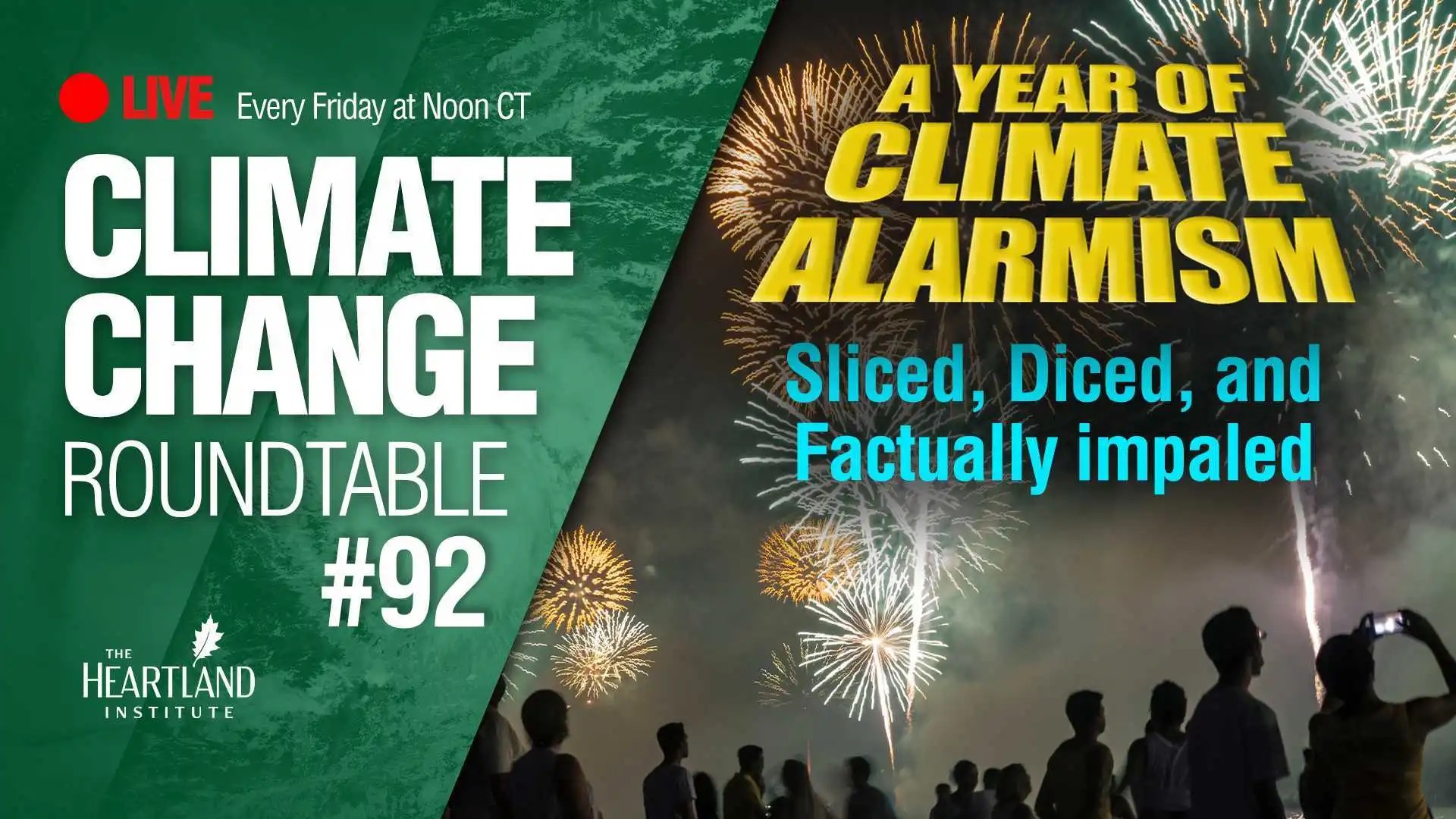 ClimateTV – Live at 1PM ET – A Year of Climate Alarmism: Sliced, Diced, and Factually Impaled • Watts Up With That? - Vimarsana News