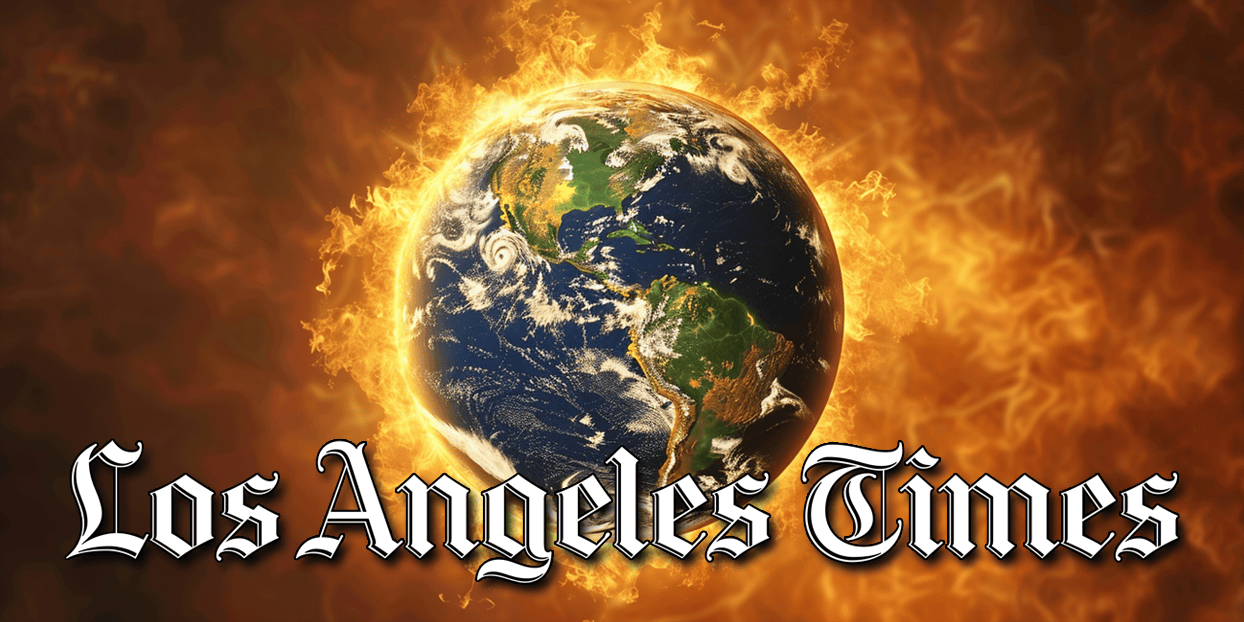 L A Times Editorial Claim that "The planet is experiencing a horrifying streak of record-breaking heat" is Unsupported by NOAA's Climate Data – Watts Up With That? - Vimarsana News