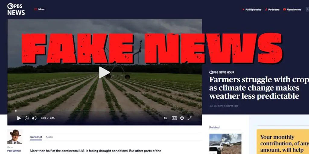 PBS News Is Wrong, Climate Change Is Not Causing Georgia’s Drought