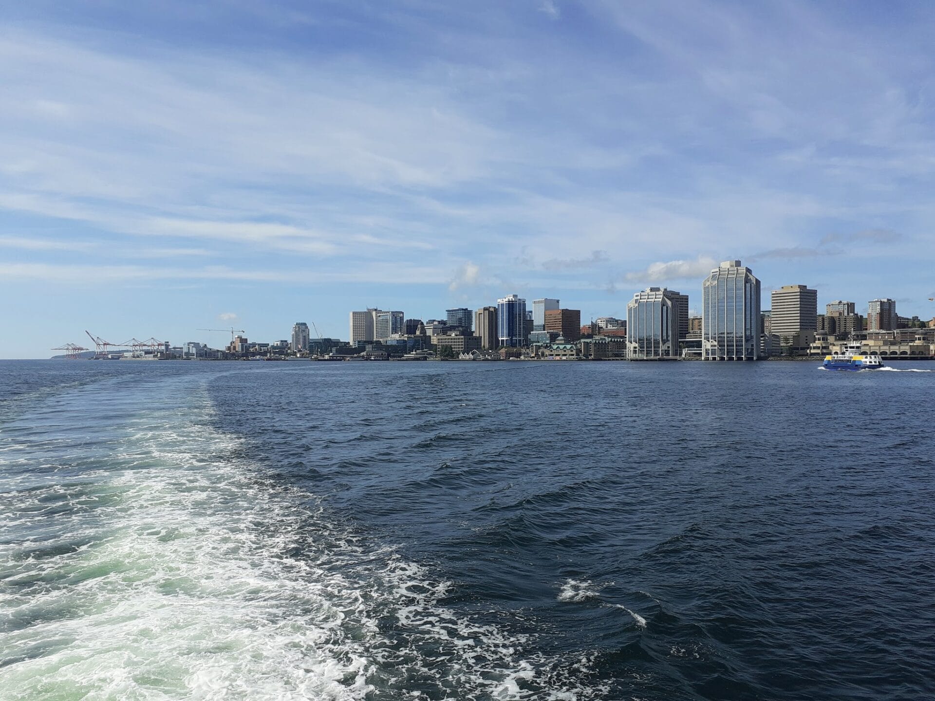 Halifax Harbour July 14 from ferry Rita Joe