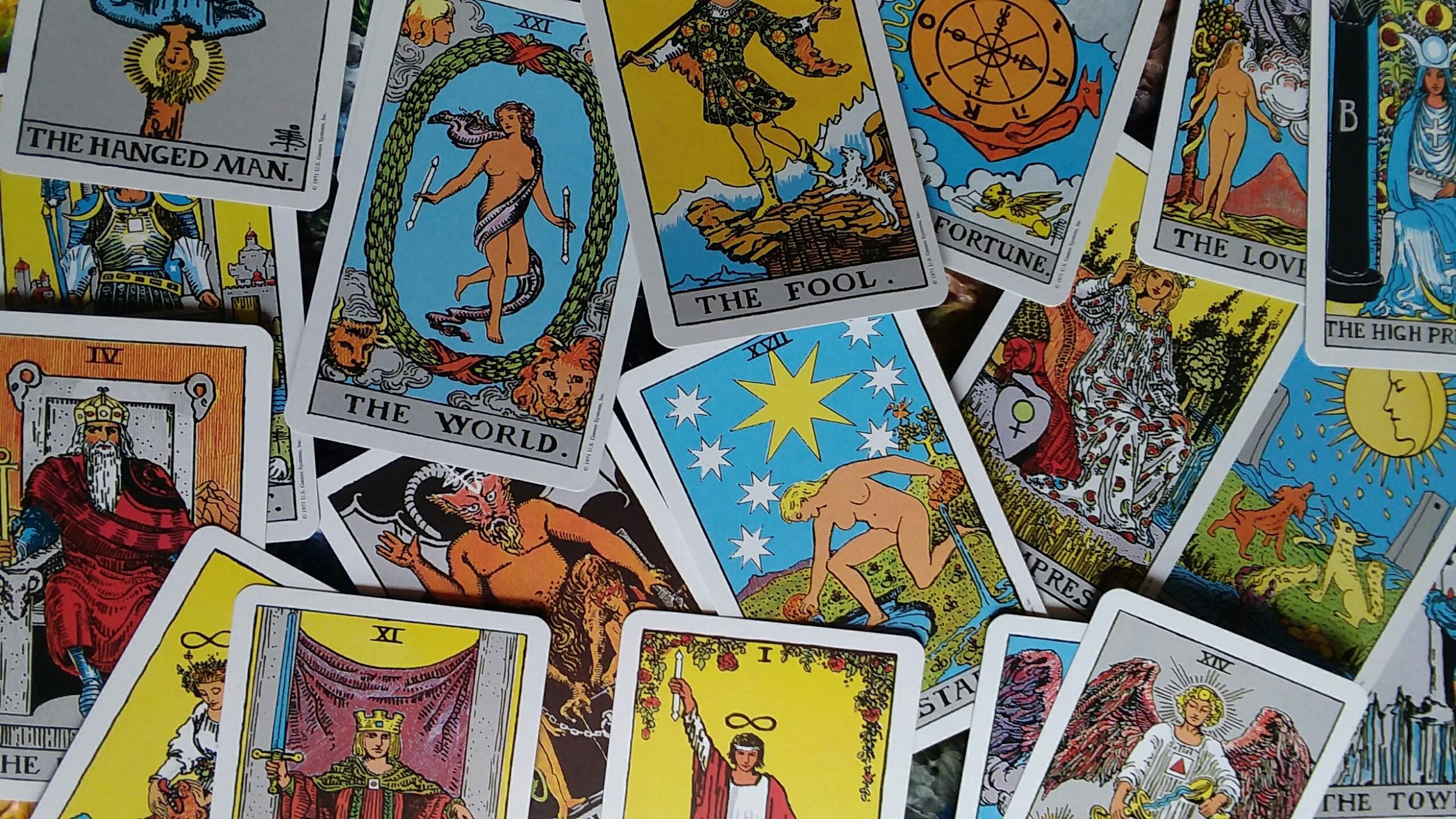 Rider Waite tarot the major arcana