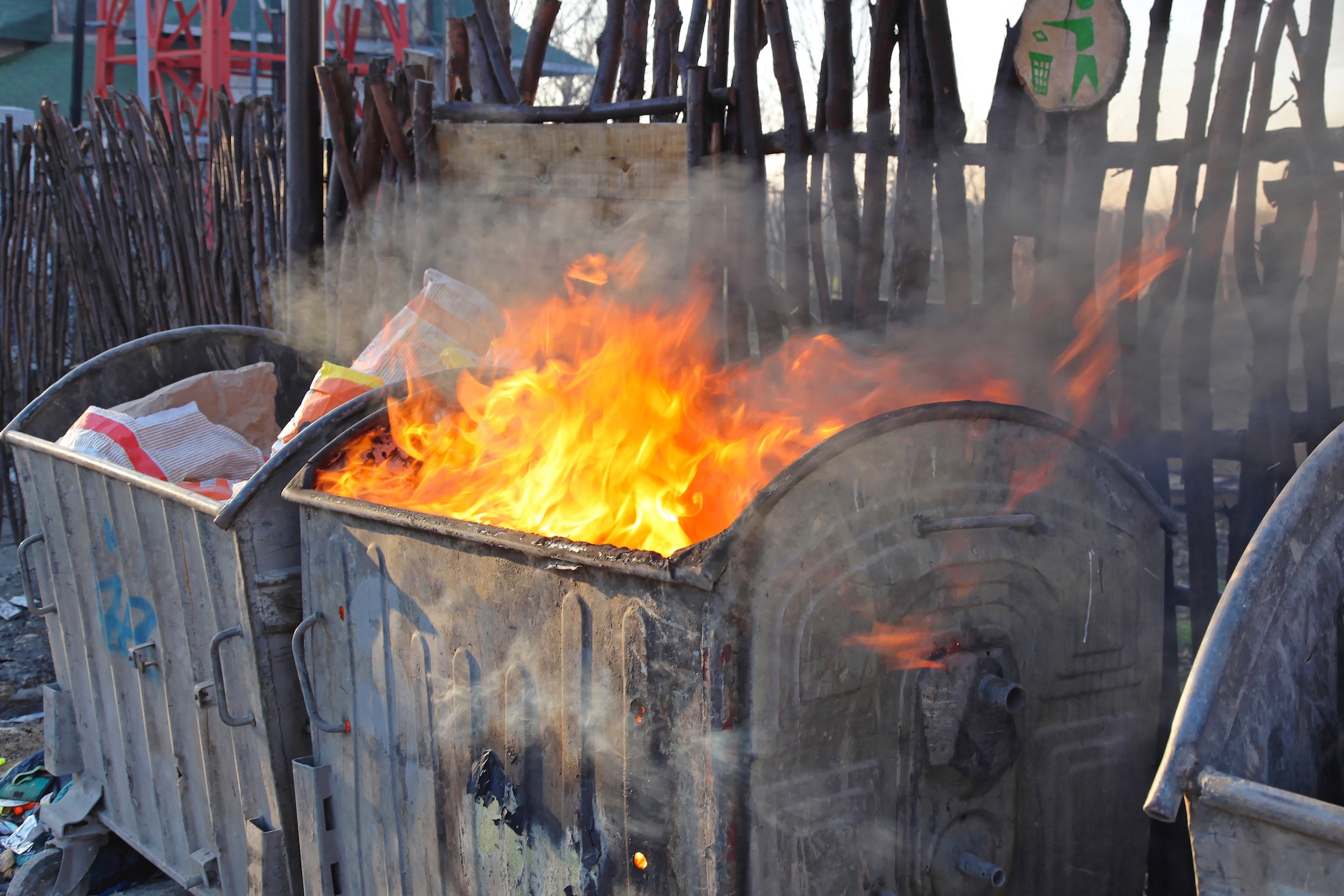 dumpster fire
