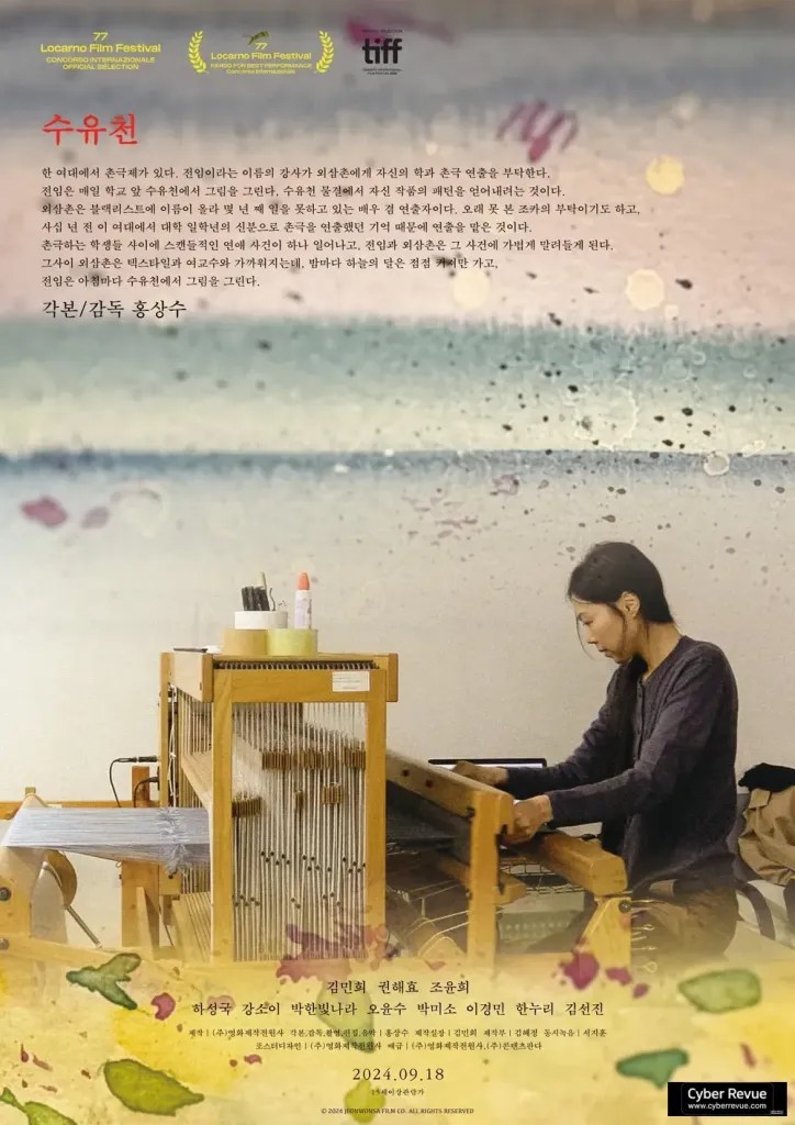 電影《水畔》劇情看點,洪常秀以排戲為軸描繪兩代之間的情感對照
