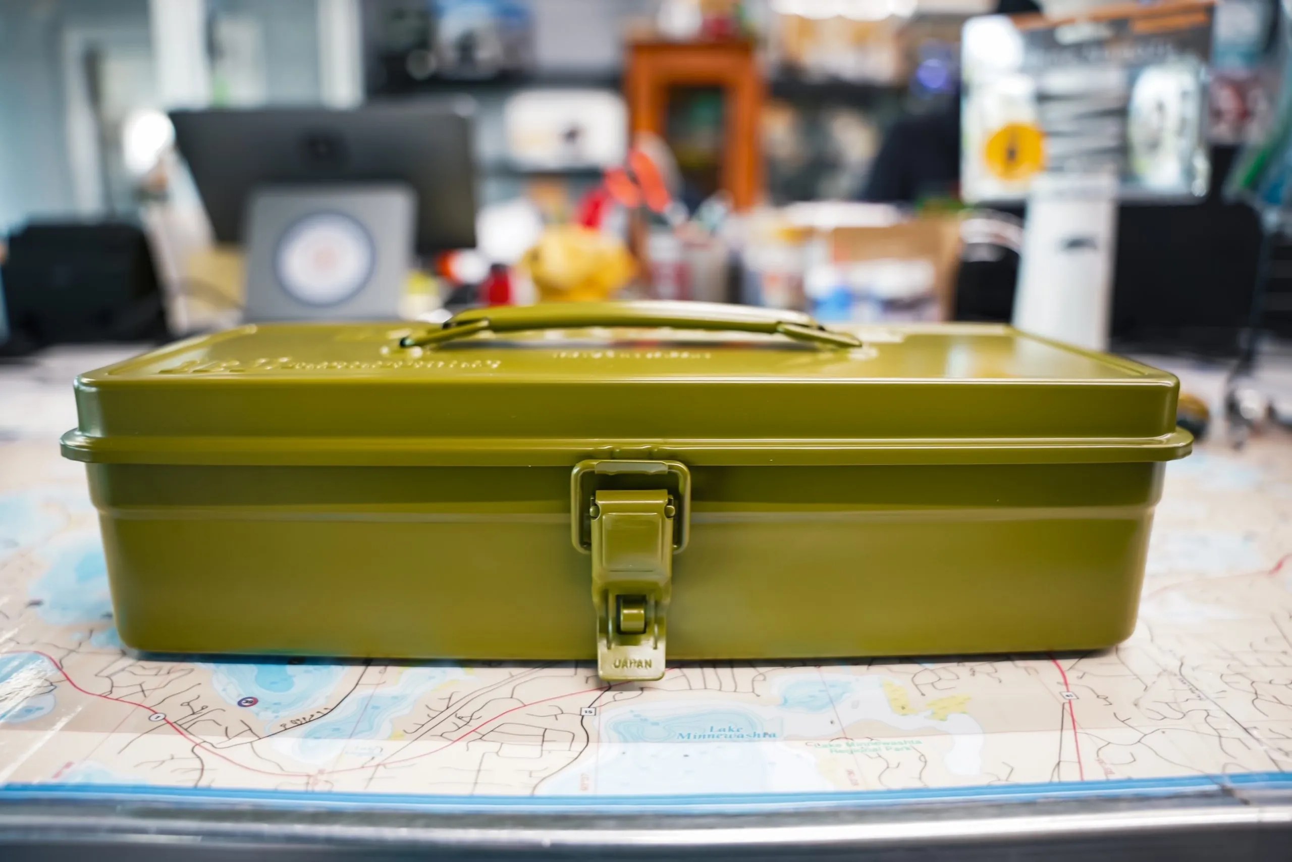 Megabass Metal Hangar T-320 Tackle Box - Waypoint Angler Supply