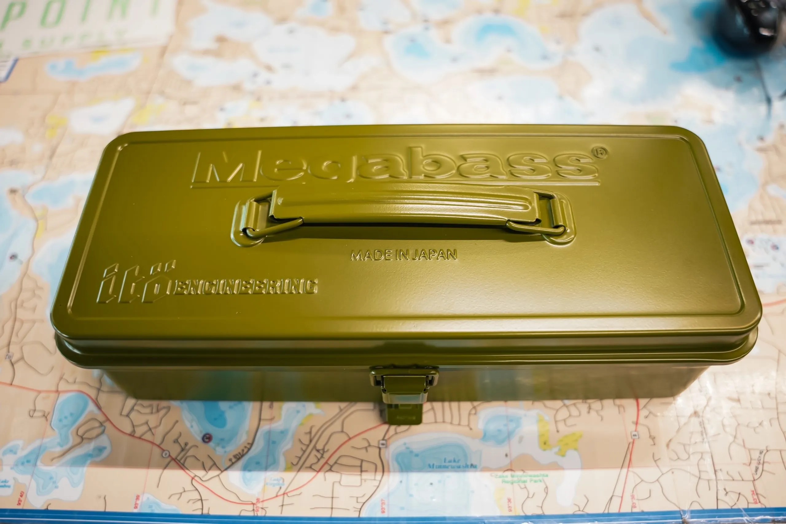 Megabass Metal Hangar T-320 Tackle Box - Waypoint Angler Supply